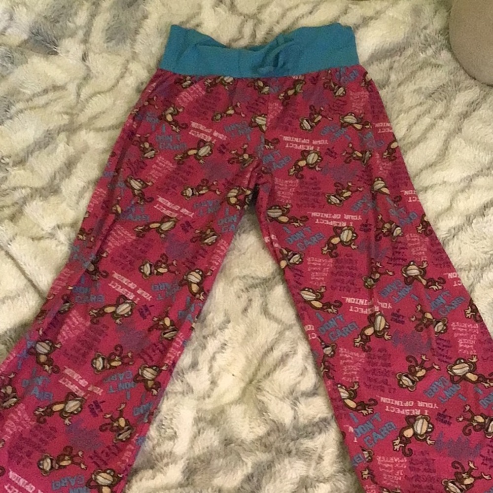 Pink pajamas
